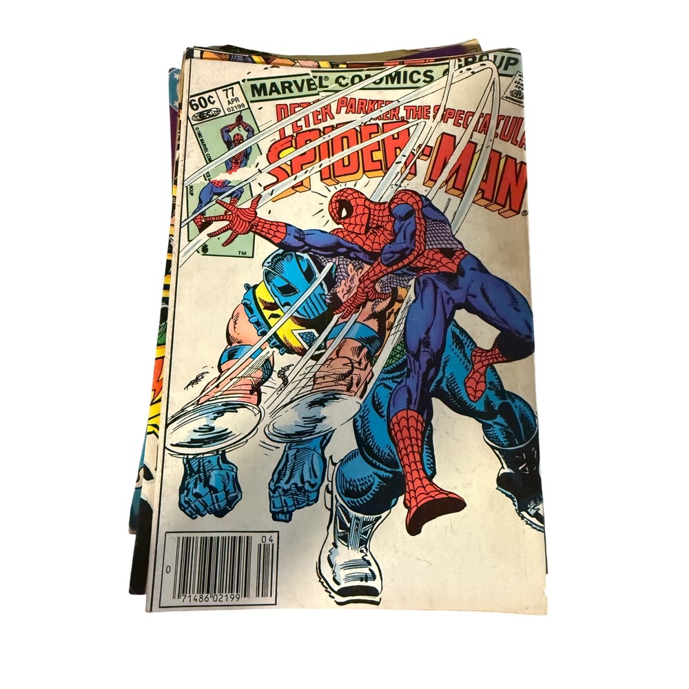 Spider-Man Wolverine 1982 Marvel Comics Issue 77 Parker Brothers